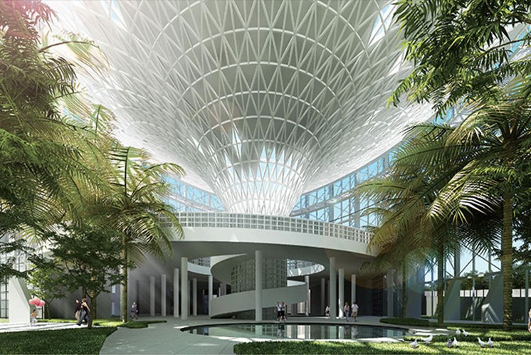 文化藝術(shù)中心，標(biāo)識設(shè)計如何體現(xiàn)城市之美的詩性感覺？