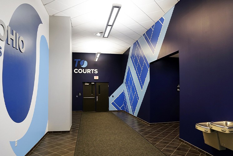 網(wǎng)球運動場地導(dǎo)視系統(tǒng)設(shè)計|活力充滿能量的運動空間打造